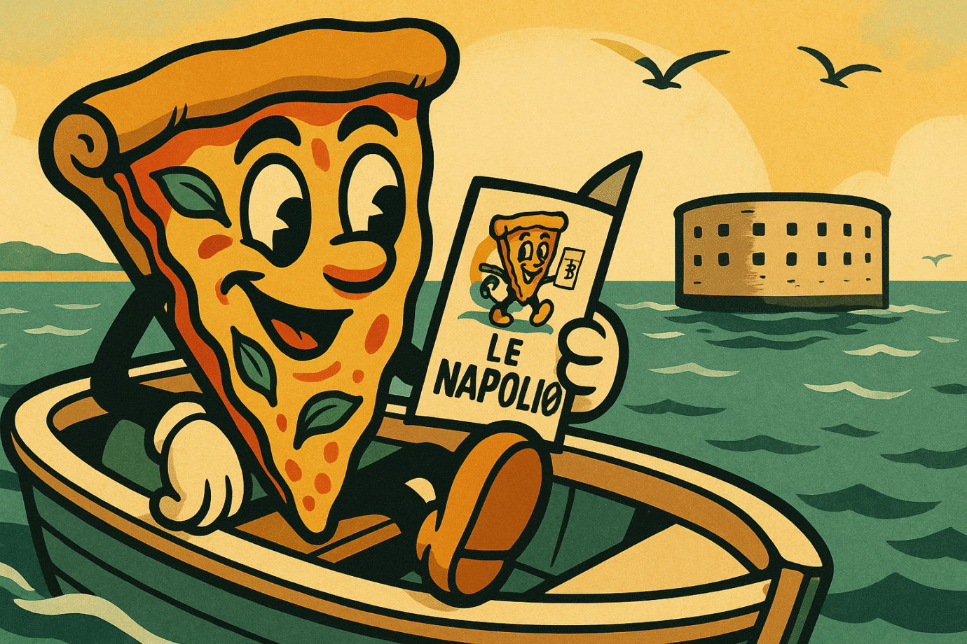 Oleron bateau fort boyard pizza menu emporter ocean